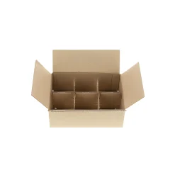 Transportverpackungen|Geschenkverpackungen Für Gläser|Karton 214 x 145 x 74 mm, 6er Gefache