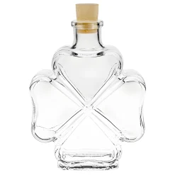 Vetroelite Srl Essig- Und Ölflaschen|Likörflaschen|Kleeblatt 200 ml