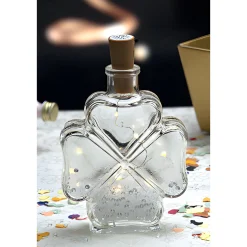 Vetroelite Srl Essig- Und Ölflaschen|Likörflaschen|Kleeblatt 200 ml