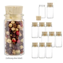 Kosmetik & Arznei|Gewürze Und Kräuter|Kleine Glasflasche 10 ml, 12er Set