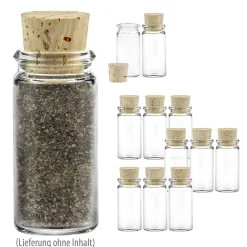 Kosmetik & Arznei|Gewürze Und Kräuter|Kleine Glasflasche  5 ml, 12er Set