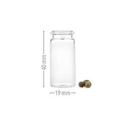 Kosmetik & Arznei|Gewürze Und Kräuter|Kleine Glasflasche  5 ml, 12er Set