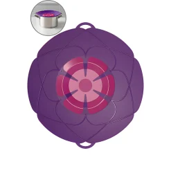 Küchenhelfer|Einkochzubehör|Kochblume Überkochschutz L lila