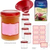 Beerenzeit|Erdbeerzeit|Komplett-Set Sturzglas 230 ml TO 66 rot mit vielen Extras