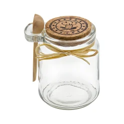 Gewürze Und Kräuter|Badesalze Und Seifen|Korkenglas 220 ml mit Holzlöffel