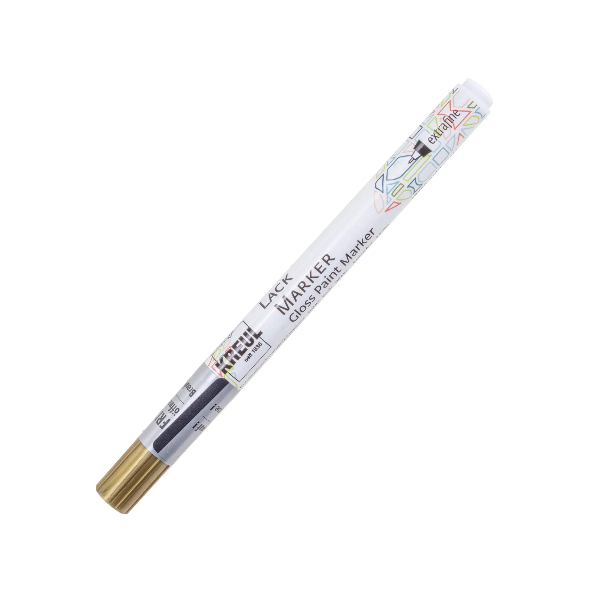 Kreul Glasmalstifte Und Kreidemarker|Lackmalstift extrafine gold