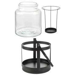 Halloween|Grillparty|Laternen-Windlicht, Ø 18 x 23 cm