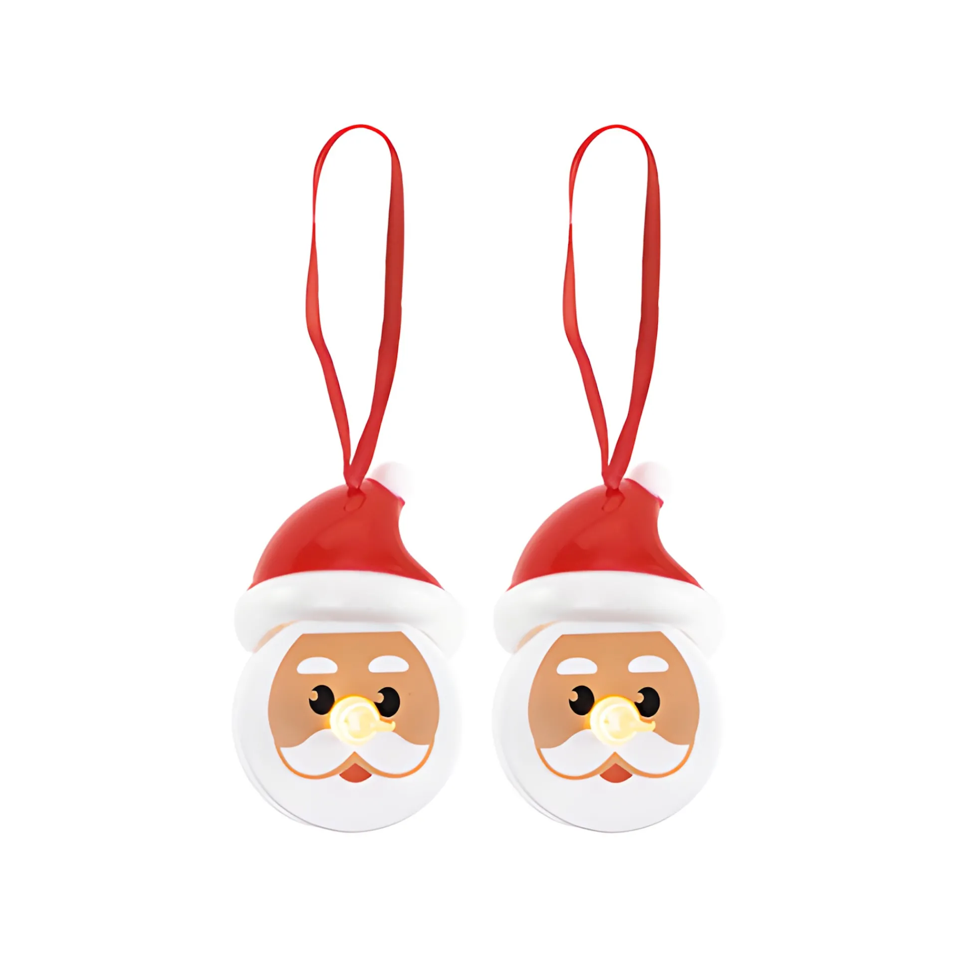 Deko|Weihnachtslichter|LED-Anhänger 'Weihnachtsmann', 2 Stück