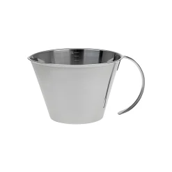 Backzubehör|Schüsseln, Siebe, Töpfe|Messbecher Edelstahl 1000 ml