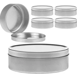 Gewürze Und Kräuter|Giveaways|Metalldose silber 9,7 x 3,3 cm, 6 Stück