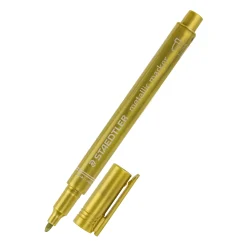 Staedtler Glasmalstifte Und Kreidemarker|Metallic Marker gold, abwischbar,