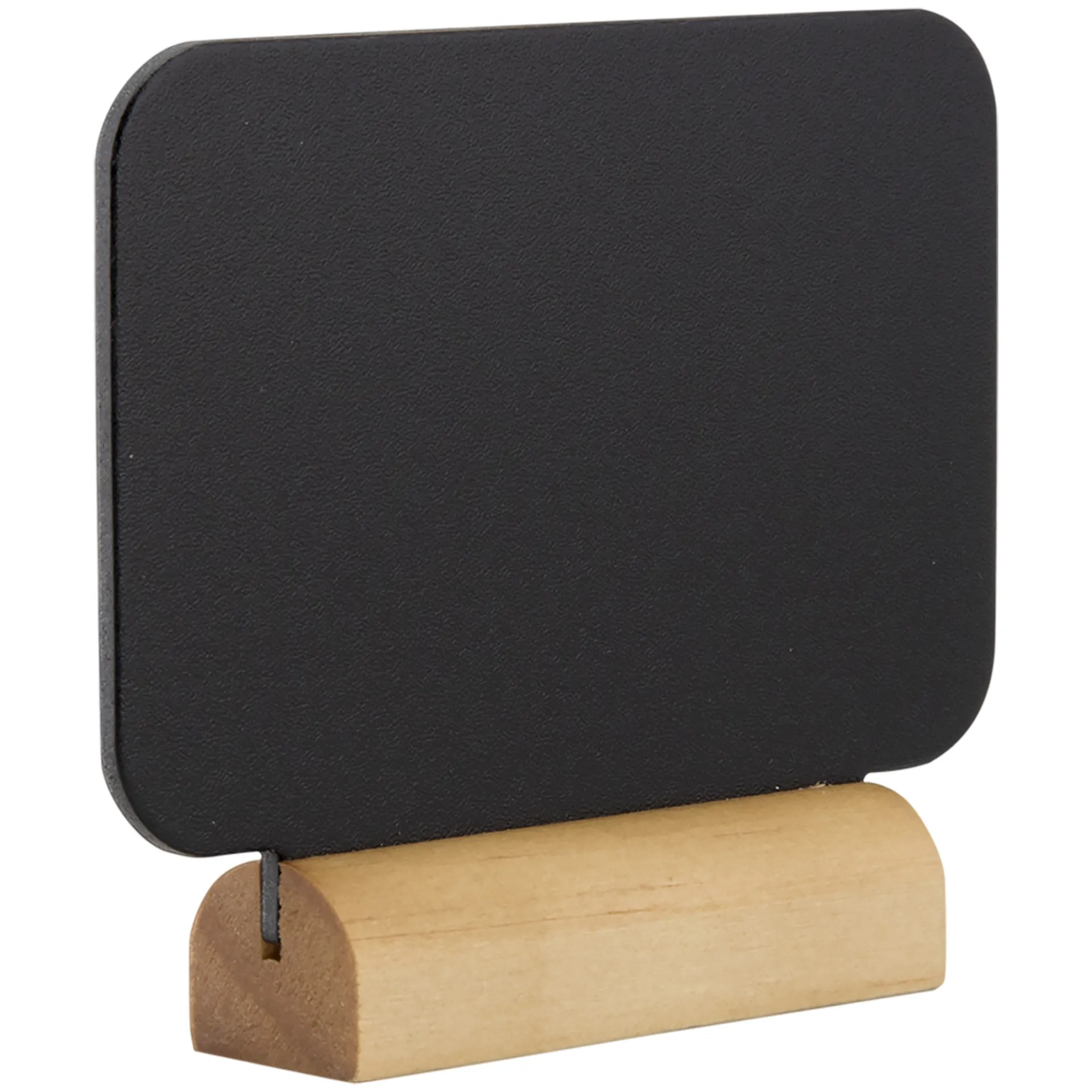 Feiern Und Feste|Tafeln Und Beschriftung|Mini Kreidetafel mit Holzsockel, 4 Stück plus Stift