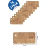 Anhängeetiketten|Etiketten Zum Beschriften|Naturkork-Schildchen 50 x 25 mm, 10 Stück