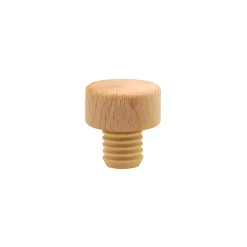 Flaschenkorken|PE-Stopfen 15 mm gerillt mit Holzscheibe Ø 29 mm