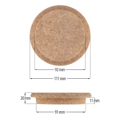 Korken/Stopfen|Weck-Verschlüsse|Pilzkorken 91/92 mm, auch für WECK RR 100