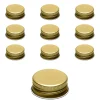 Schraubdeckel|PP 31,5 gold Aluminium, 10 Stück
