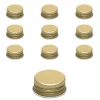 Schraubdeckel|PP 28 gold Aluminium, 10 Stück