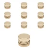 Schraubdeckel|PP 28 gold Aluminium mit Originalitätsring, 10 Stück