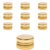Schraubdeckel|PP 31,5 gold Aluminium mit Originalitätsring, 10 Stück