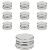 Vital Shots|Schraubdeckel|PP 28 silber Aluminium ohne Rollrand Typ A, 10 Stück