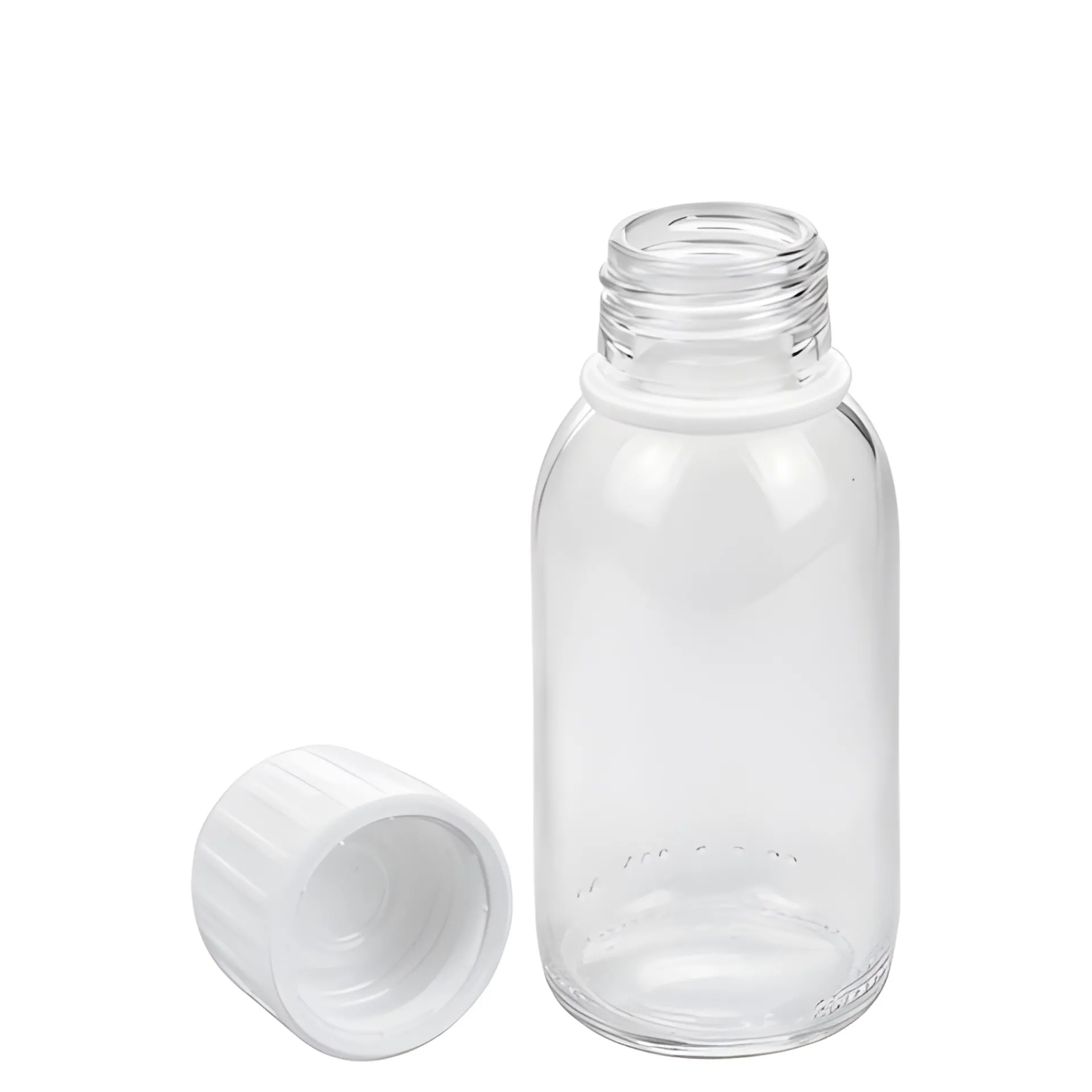 Kosmetik & Arznei|Sonstige Verschlüsse|PP 28 weiß mit Kindersicherung und Originalitätsring