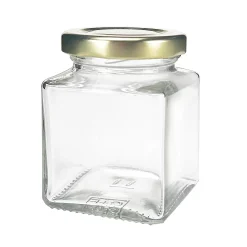 Vierkantgläser|Badesalze Und Seifen|Quadratglas 111 ml G+F