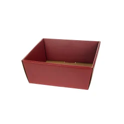 Verpackungen|Geschenkschachteln|Schale 160 x 160 x 80 mm bordeaux