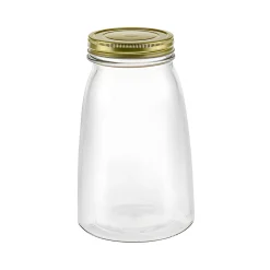 Gemüse Auf Vorrat|Fermentiergläser & Zubehör|Schraubglas 'Flexy' 1500 ml mit Deckel