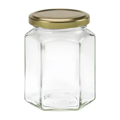 Sechskantgläser|Honiggläser|Sechskantglas 288 ml