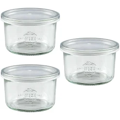 Aufstriche Und Dips|Halloween|Servierglas 200 ml mit Schnappdeckel, 3er Set