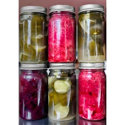 Gemüse Auf Vorrat|Fermentiergläser & Zubehör|S-Glas 500 ml sterilisierbar, 6er Set