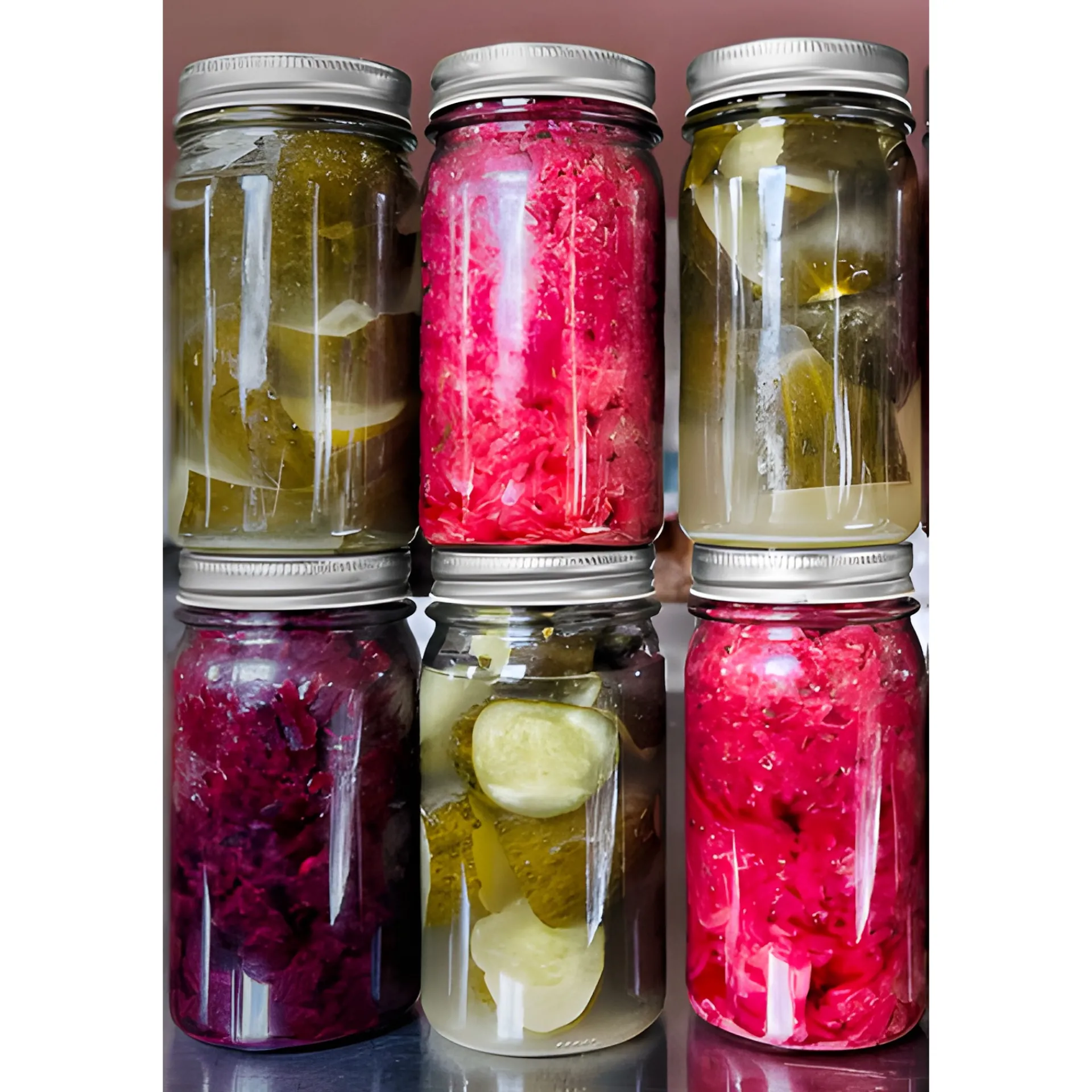 Gemüse Auf Vorrat|Fermentiergläser & Zubehör|S-Glas 500 ml sterilisierbar, 6er Set