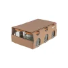 Transportverpackungen|Geschenkverpackungen Für Gläser|Sichtfensterkarton 6er 215 x 145 x 78 mm natur, selbstklebend