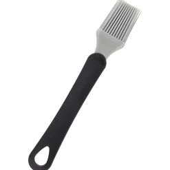 Weihnachtsbäckerei|Backzubehör|Silikonpinsel 185 mm, schwarz/grau