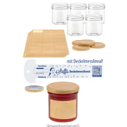 Kirschenzeit|Erdbeerzeit|Sturzglas 167 ml, 6er Set