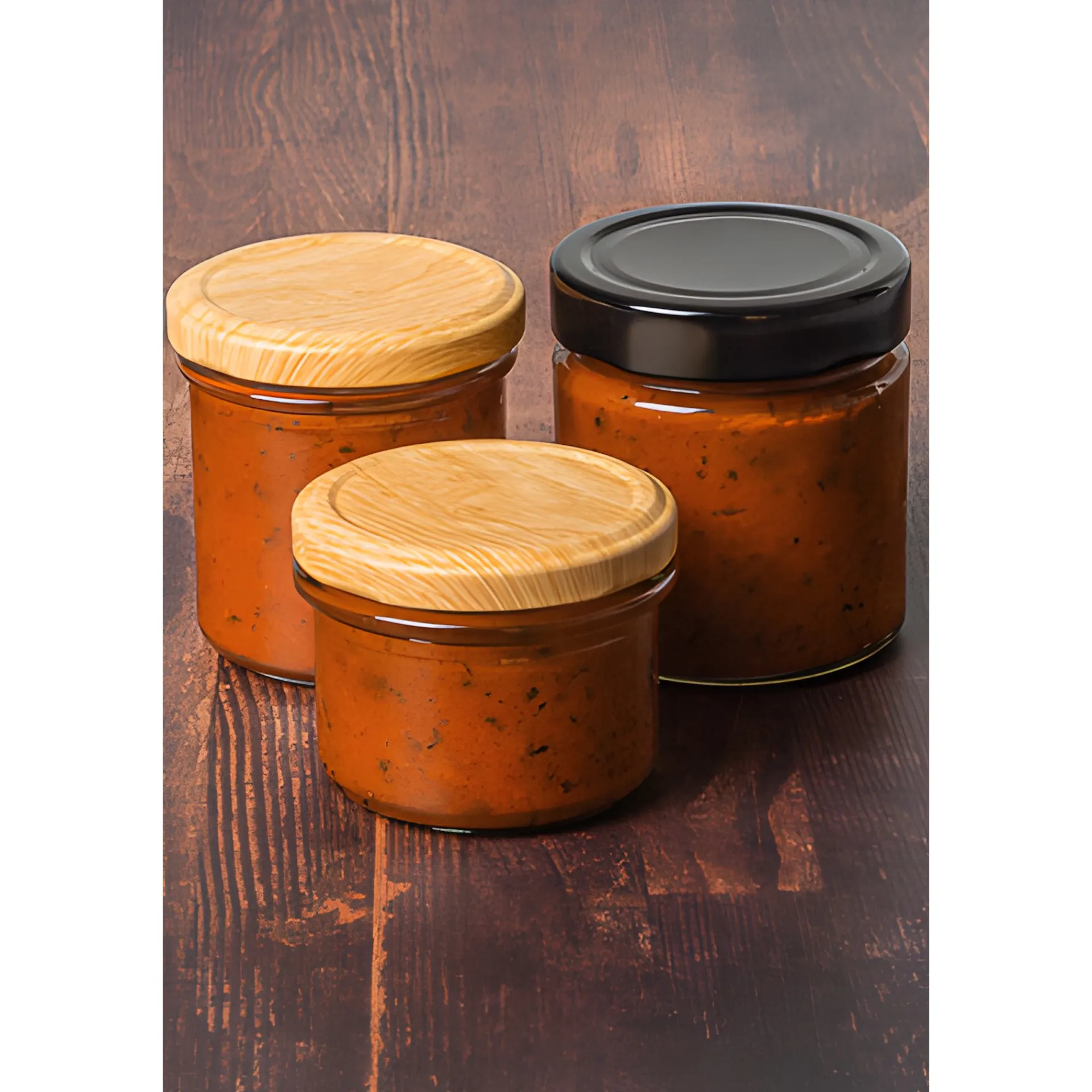 Sturzgläser|Pestogläser|Sturzglas 125 ml mit Stoßkante