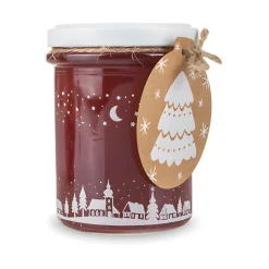 Weihnachtsbäckerei|Winter|Sturzglas 215 ml 'Winterlandschaft' mit Stoßkante