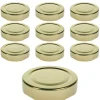 Twist-Off-Deckel Deep|TO 58 Deep gold past., 10 Stück