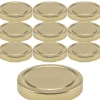 Twist-Off-Deckel Deep|TO 82 Deep gold past., 10 Stück