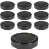 Twist-Off-Deckel Deep|TO 58 Deep schwarz past., 10 Stück