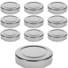Twist-Off-Deckel Deep|TO 58 Deep silber past., 10 Stück