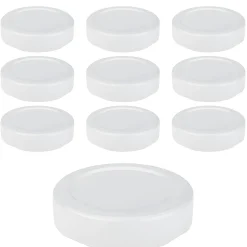 Twist-Off-Deckel Deep|TO 58 Deep weiß past., 10 Stück