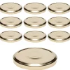Twist-Off-Deckel|TO  82 gold ster. mit Button, 10 Stück