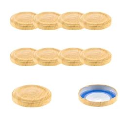 Erdbeerzeit|Blueseal Deckel|TO  48 Holzdekor matt past. mit Button BLUESEAL, 10 Stück