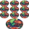 Erdbeerzeit|Twist-Off-Deckel|TO  66 Obstdekor past. mit Button, 10 Stück