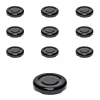 Twist-Off-Deckel|Twist-Off-Deckel|TO  38 schwarz past., 10 Stück