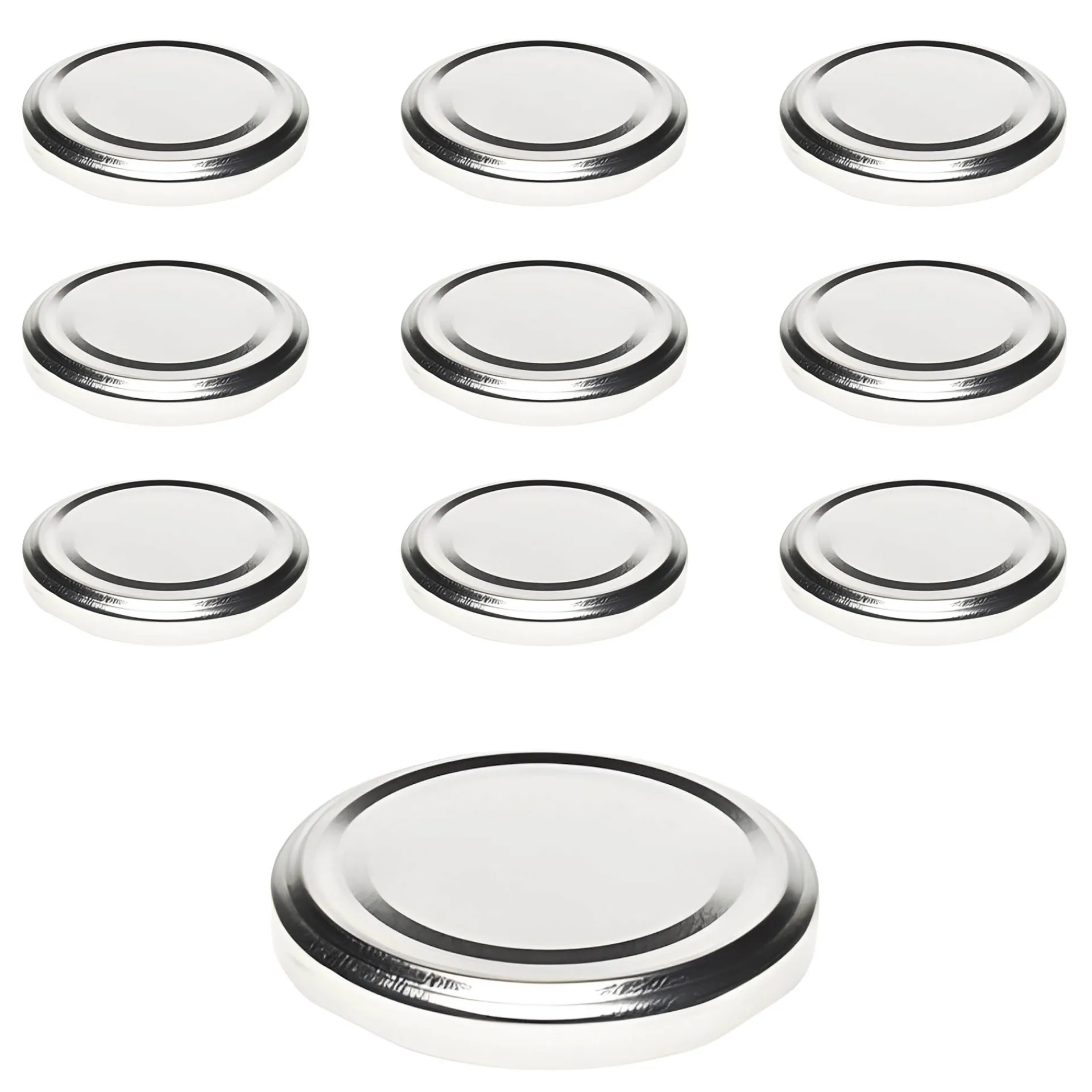 Twist-Off-Deckel|Twist-Off-Deckel|TO 66 silber ster., 10 Stück