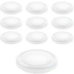 Twist-Off-Deckel|TO  70 weiß past., 10 Stück