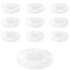 Twist-Off-Deckel|Twist-Off-Deckel|TO  66 weiß past. mit Button, 10 Stück