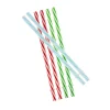 Saft & Sirup|Picknick-Zubehör|Trinkhalm wiederverwendbar 19 cm, Ø 7,7 mm, mehrfarbig, 6 Stück